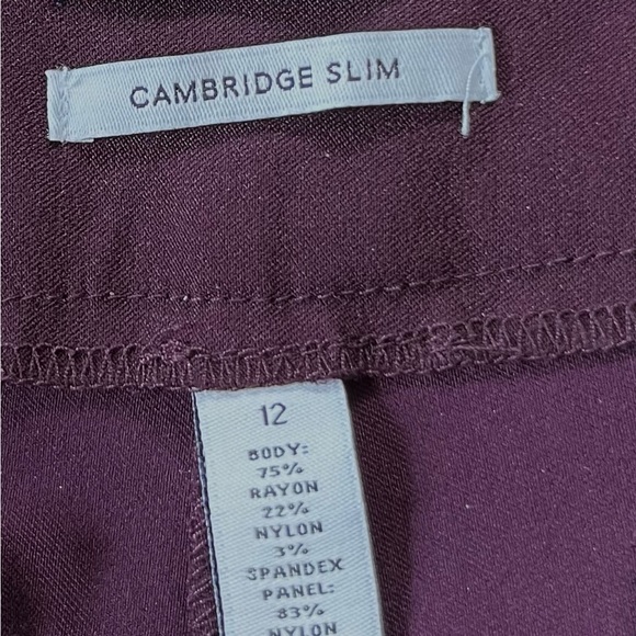 CHARTER CLUB Cambridge Slim Ladies Pants in size 12 Misses - Picture 6 of 8